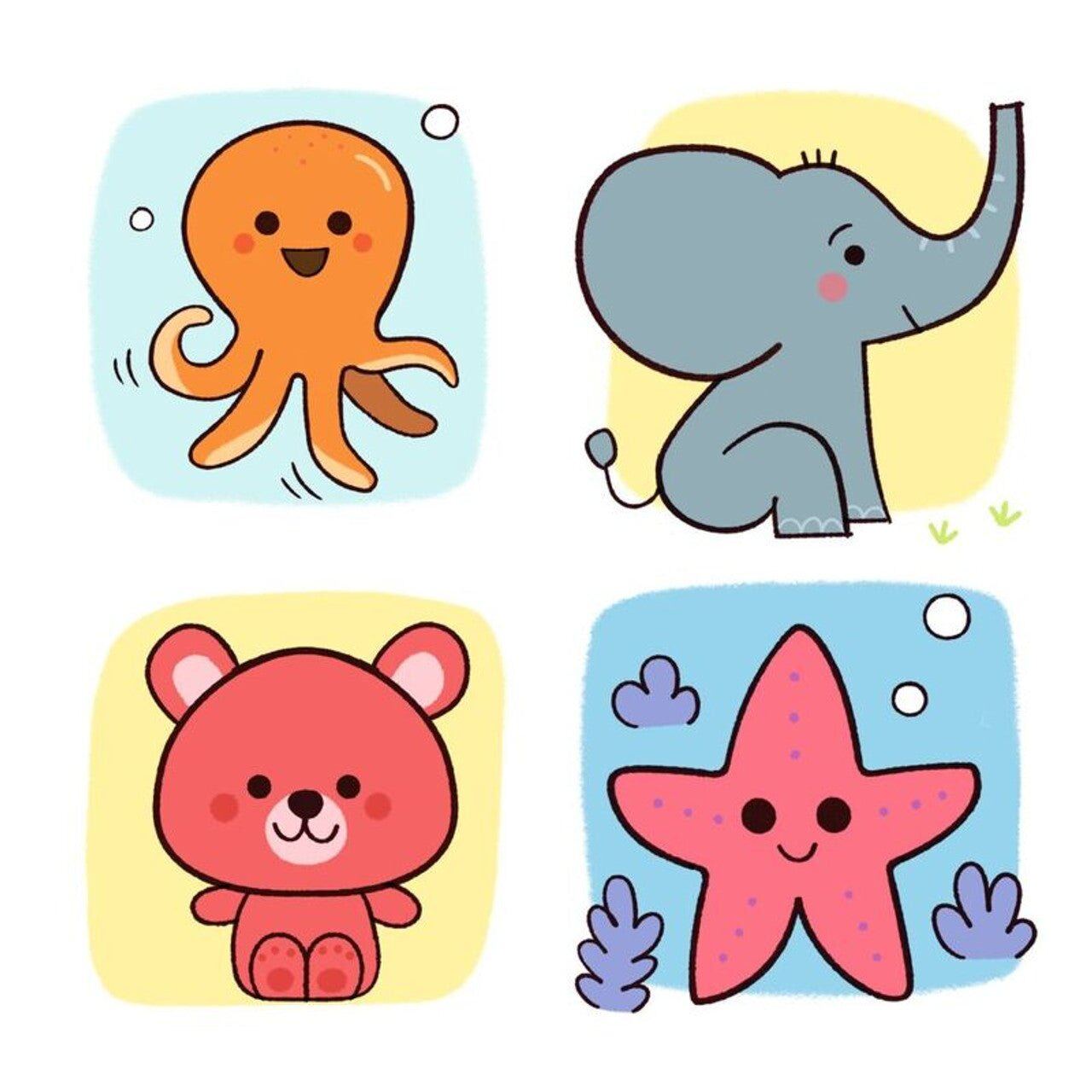 Step by Step Babies & Co Animals Learn to Draw – Aster & Ruby