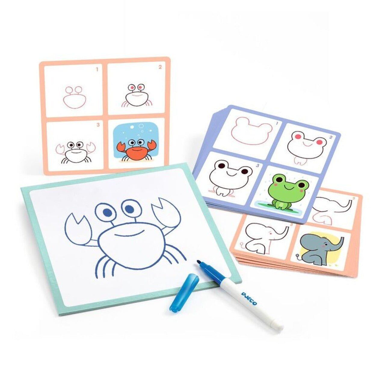 Step by Step Babies & Co Animals Learn to Draw – Aster & Ruby