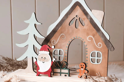 StoryScene Christmas Gingerbread House Set-Aster & Ruby