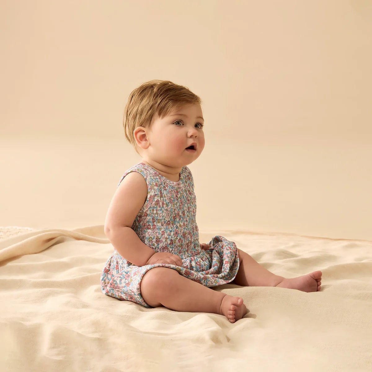 Summer Bloom Organic Dress Set - Aster & Ruby