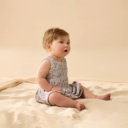 Summer Bloom Organic Dress Set - Aster & Ruby