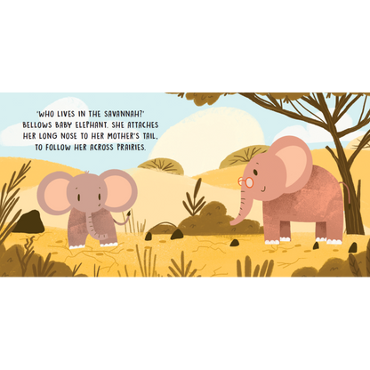 Sassi Junior Sweet Sound Stories The Savannah Board Book | Aster & Ruby