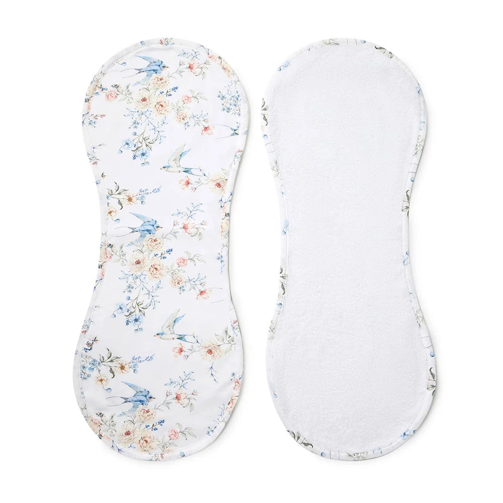 Sweet Swallows Organic Cotton Burp Cloth