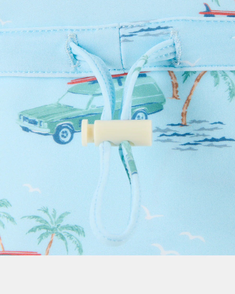 Toshi swim hat – Swim Flap Cap Paradise Swell Seekers Sky from Aster & Ruby