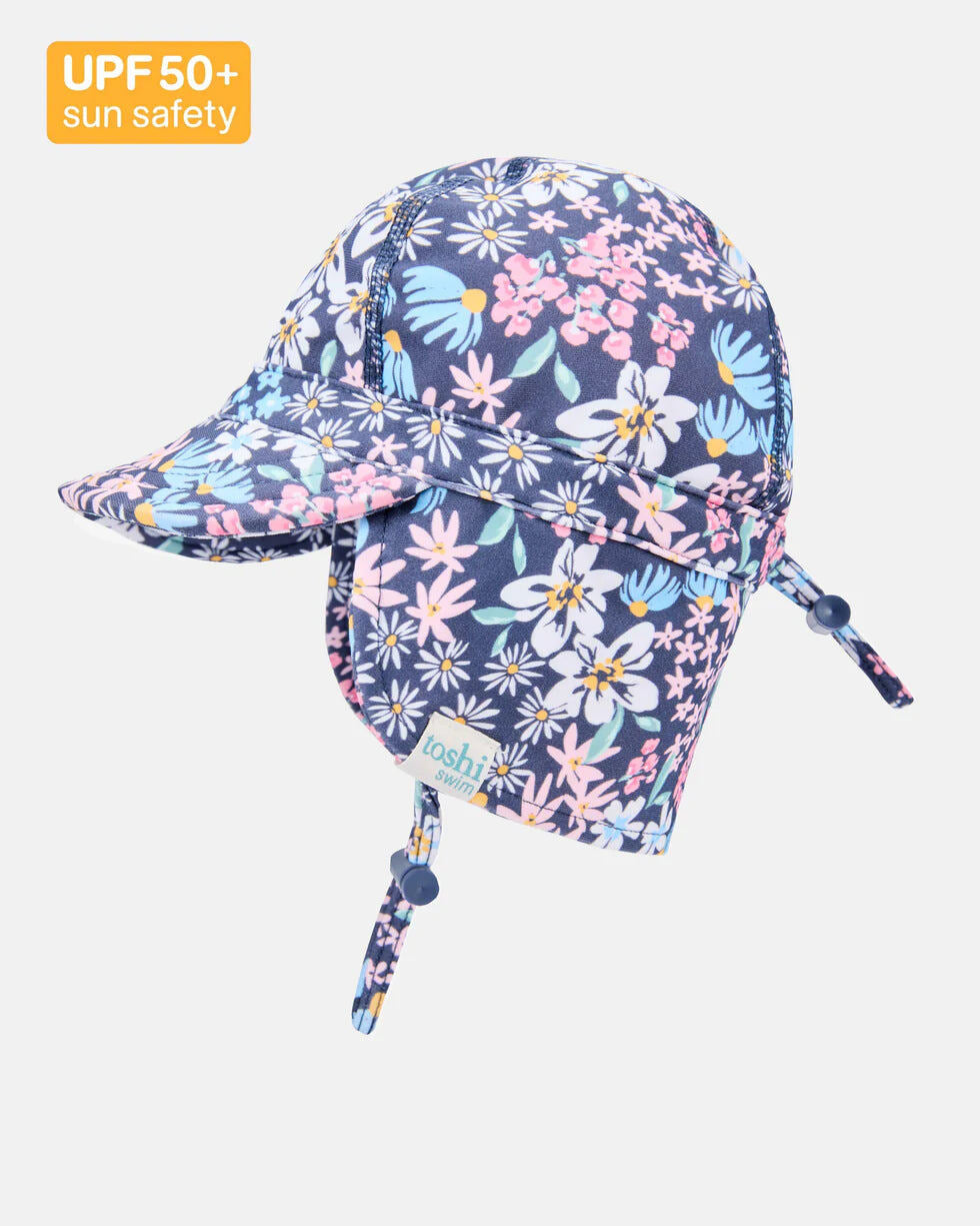 Toshi swim hat – Swim Flap Cap Paradise Wattle Dusk from Aster & Ruby
