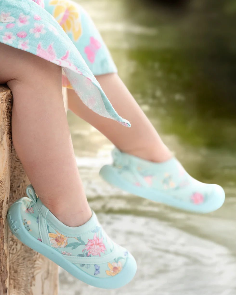 Swim Reef Booties Paradise Waratah Mint - Aster & Ruby