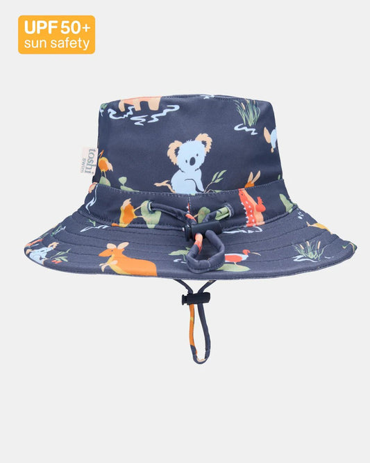 Swim Sunhat Paradise Kakadu Moonlight - Aster & Ruby