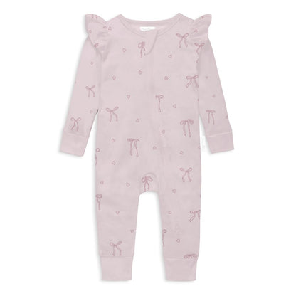 Lilly Bow Zip Romper