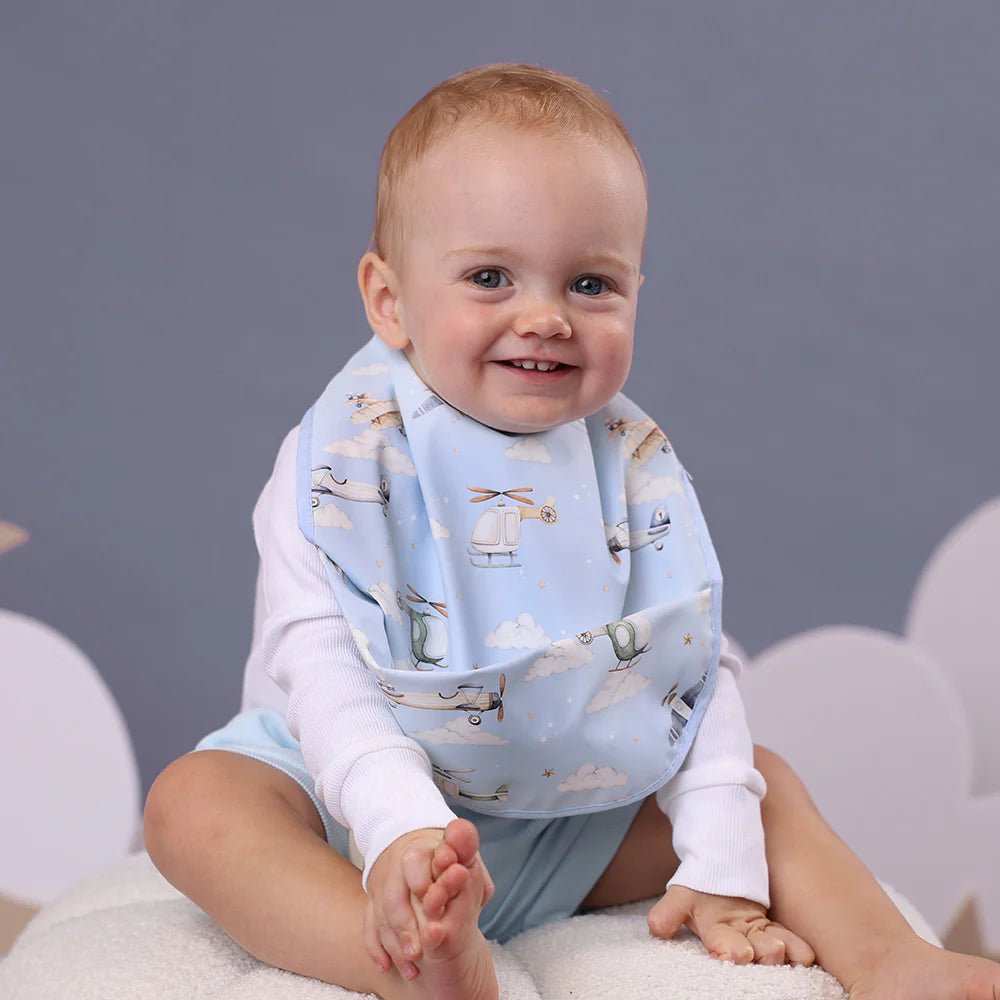 Taking Flight Snuggle Bib - Aster & Ruby
