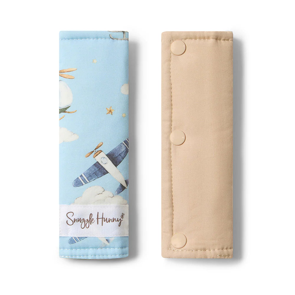 Universal Reversible Pram Strap Covers Taking Flight