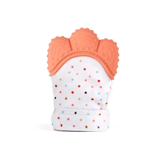 Teething Mitten Glove Orange - Aster & Ruby