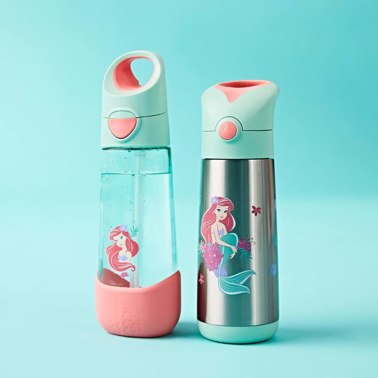 The Little Mermaid X b.box Insulated Drink Bottle 500ml-Aster & Ruby