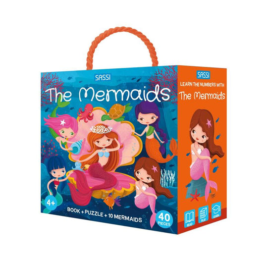 The Mermaids Counting Puzzle Set - Aster & Ruby