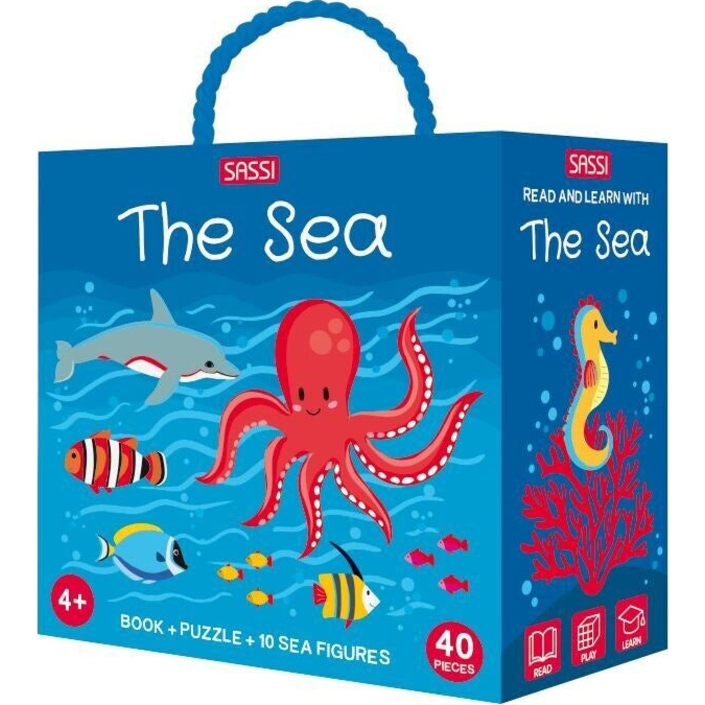 The Sea 3D Puzzle & Learning Book Set – children's product by Sassi | Aster & Ruby