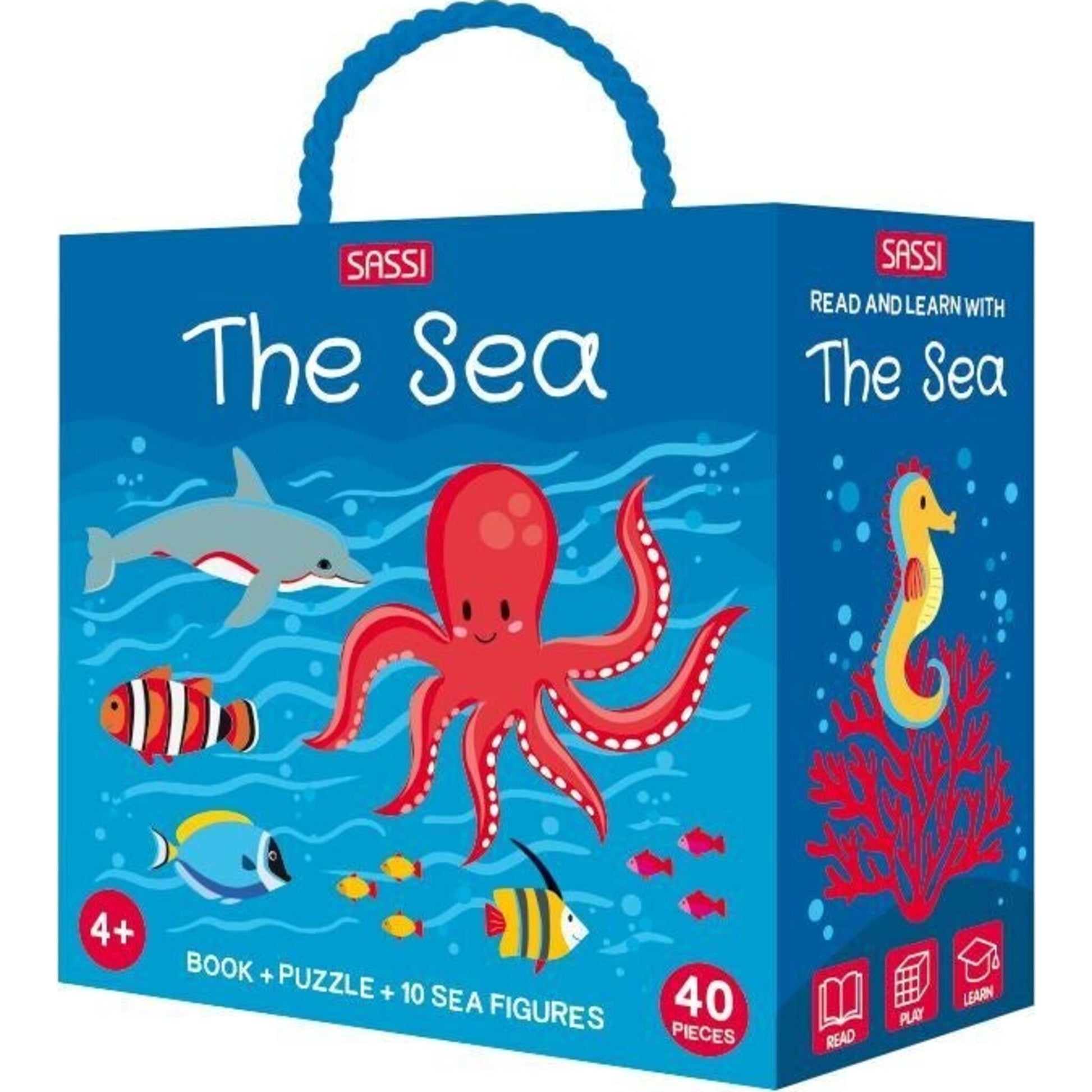 The Sea 3D Puzzle & Learning Book Set – children's product by Sassi | Aster & Ruby