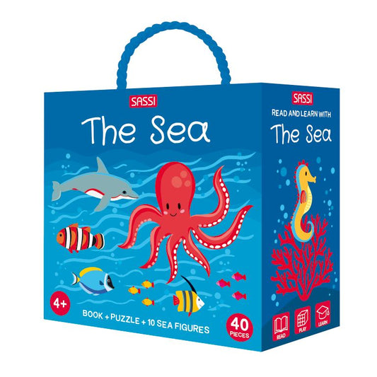 The Sea 3D Puzzle & Learning Book Set - Aster & Ruby