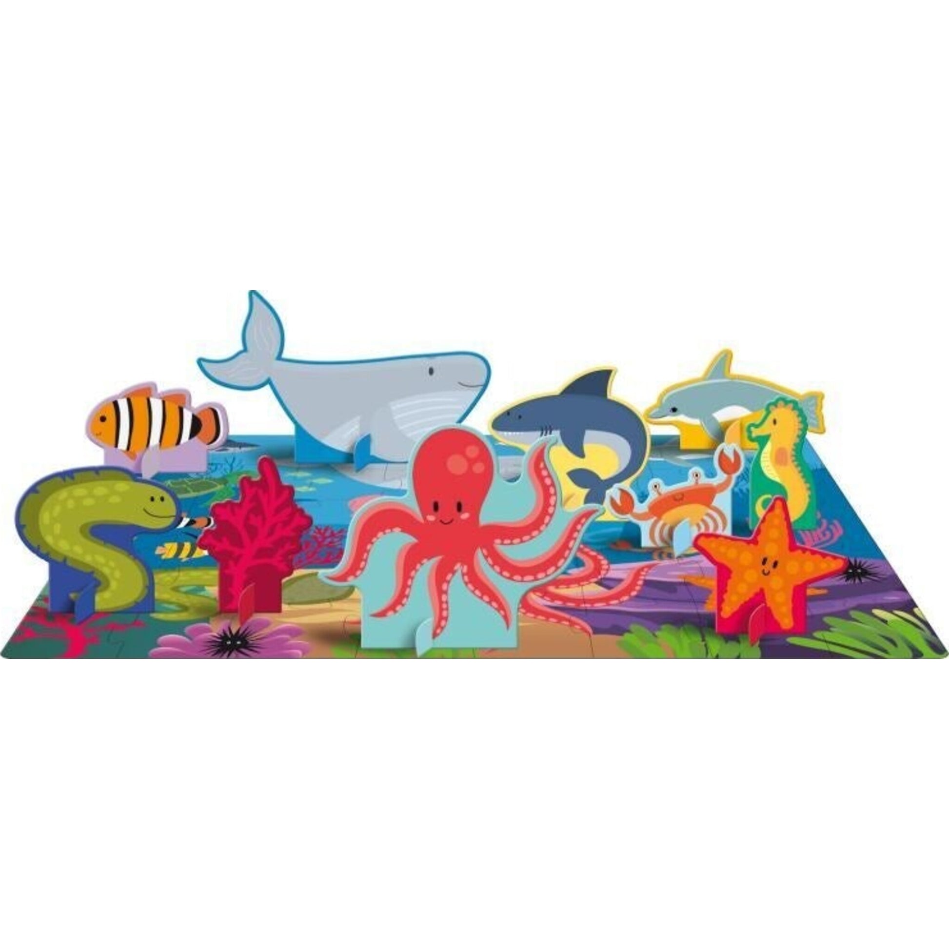 The Sea 3D Puzzle & Learning Book Set – children's product by Sassi | Aster & Ruby