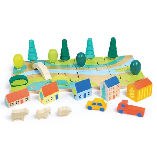 Tiny Town Jigsaw - Aster & Ruby