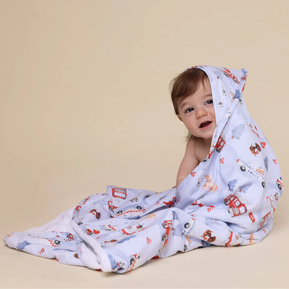 To The Rescue Organic Hooded Baby Towel
