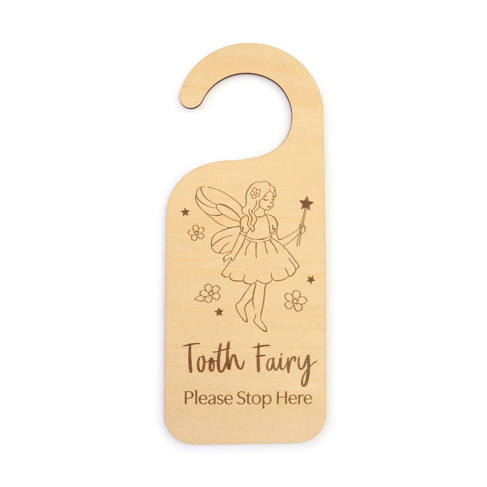 Tooth Fairy Wooden Door Hanger