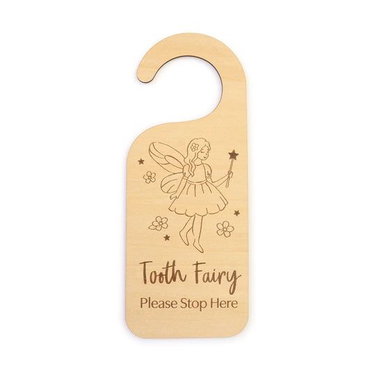 Tooth Fairy Wooden Door Hanger