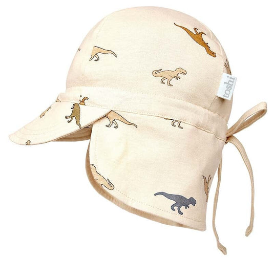 Toshi Flap Cap Bambini Dinosauria-Aster & Ruby