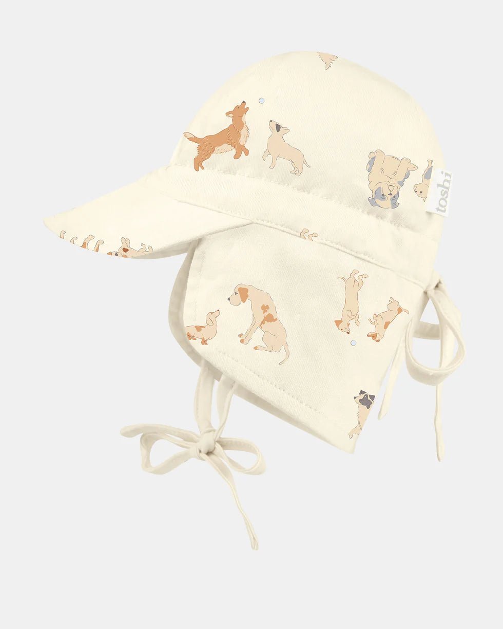 Toshi Flap Cap Bambini - Puppy Love - Aster & Ruby