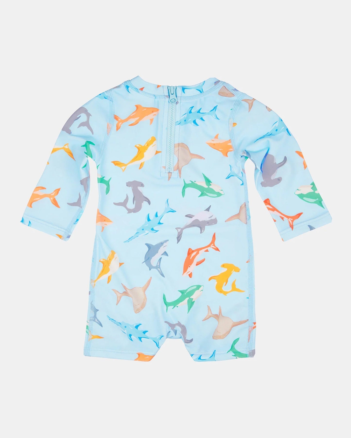 Toshi Swim Baby Onesie L/S Classic - Sharky - Aster & Ruby