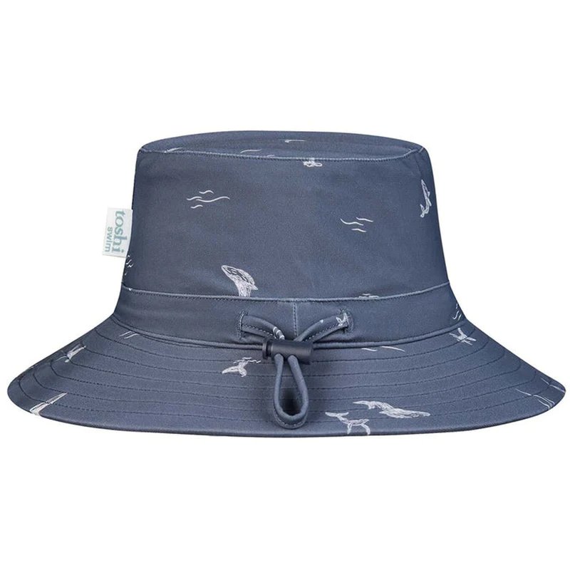 Toshi Swim Sunhat Whales-Aster & Ruby