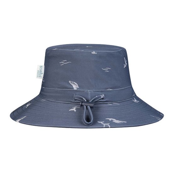 Toshi Swim Sunhat Whales-Aster & Ruby