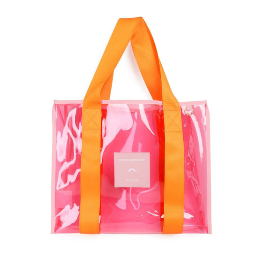 TSC Pink & Orange Cheeky Tote Bag-Aster & Ruby