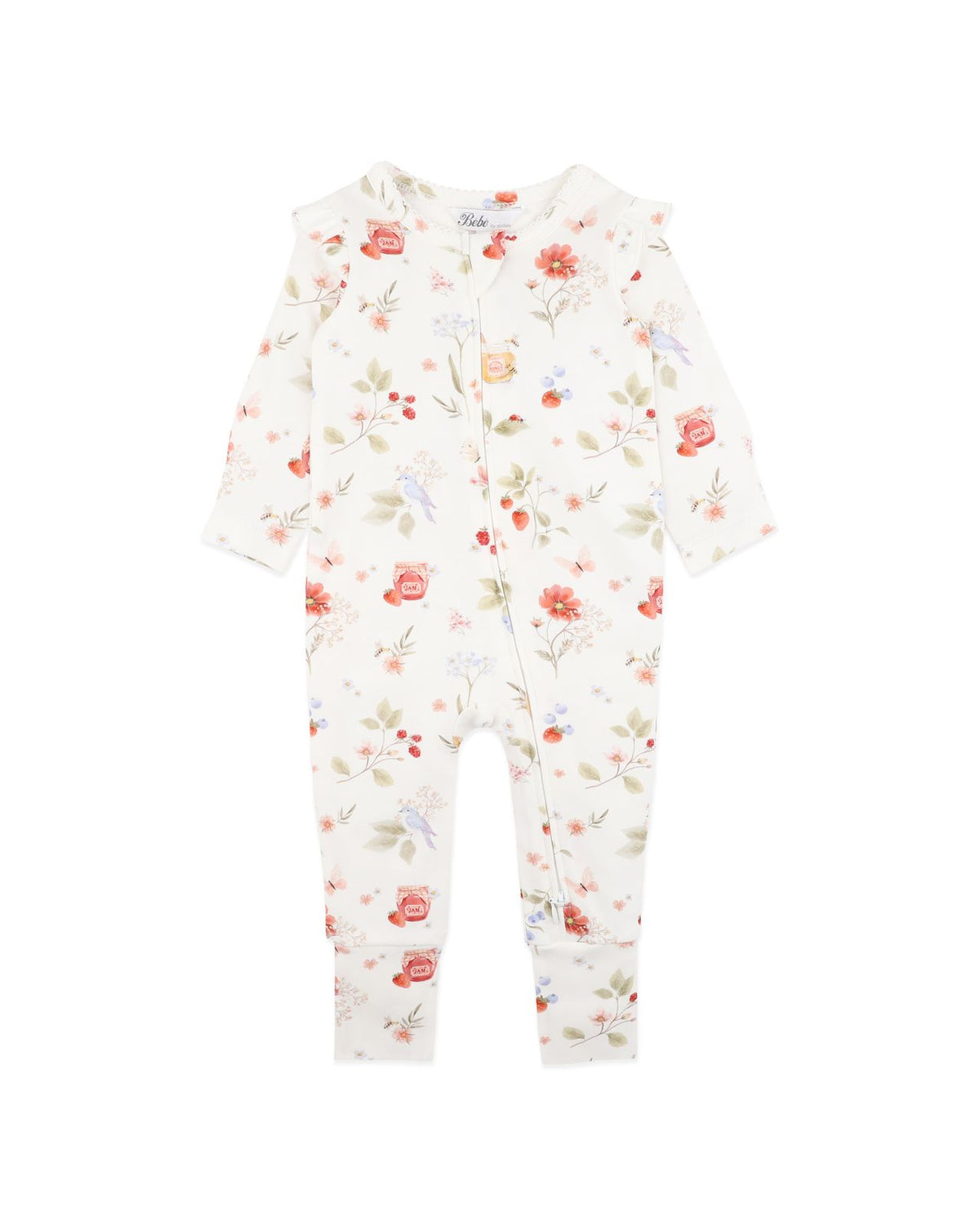 Poppy Organic Ls Zipsuit