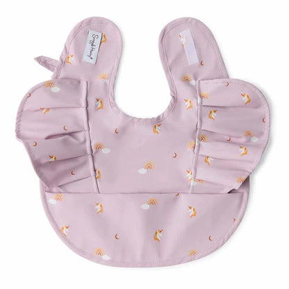 Unicorn Frill Snuggle Bib - Aster & Ruby