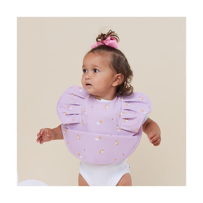 Unicorn Frill Snuggle Bib - Aster & Ruby