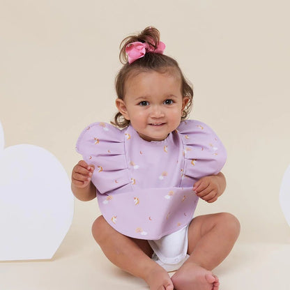 Unicorn Frill Snuggle Bib - Aster & Ruby