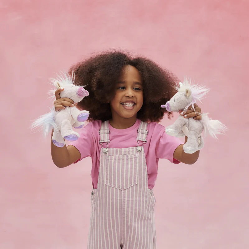 Olli Ella Binky Baby Unicorn Glitter (Lilac) | Aster & Ruby