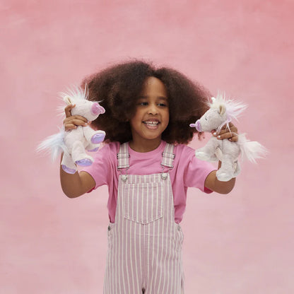 Olli Ella Binky Baby Unicorn Glitter (Lilac) | Aster & Ruby