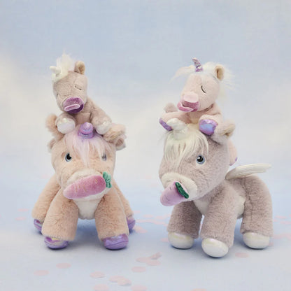 Olli Ella Binky Baby Unicorn Sparkle (Pink) | Aster & Ruby