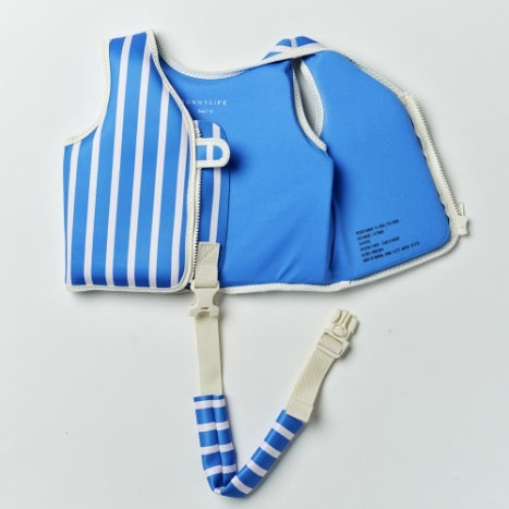 Kids Swim Vest Tino the Tiger Blue