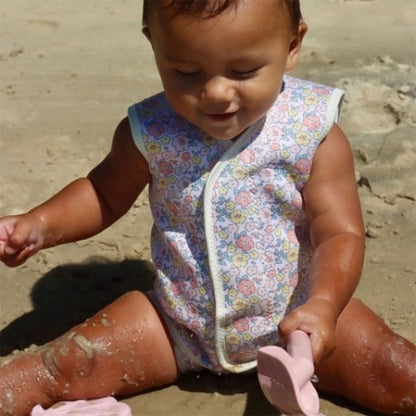 Natural Rubber Baby Wetsuit Into the Garden Ditsy Floral