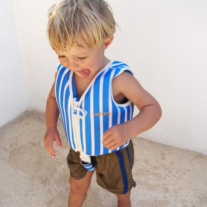 Kids Swim Vest Tino the Tiger Blue