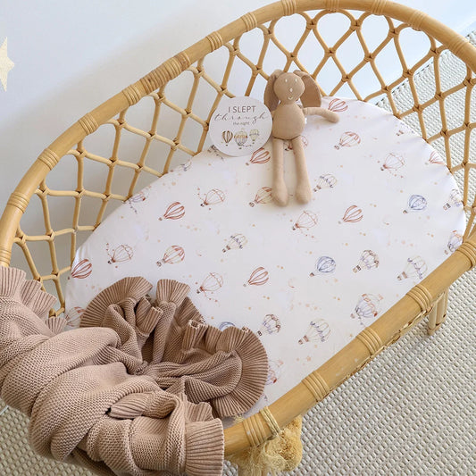 Up & Away Organic Bassinet Sheet / Change Pad Cover