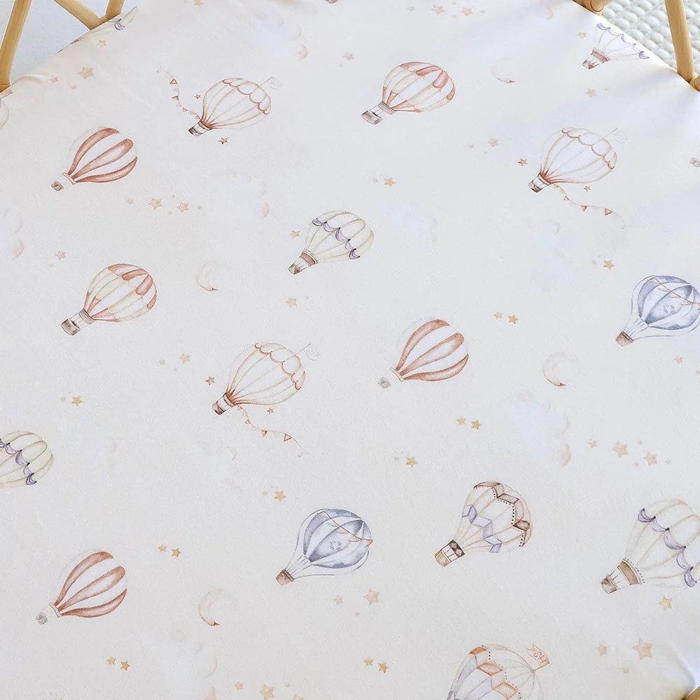 Up & Away Organic Bassinet Sheet / Change Pad Cover
