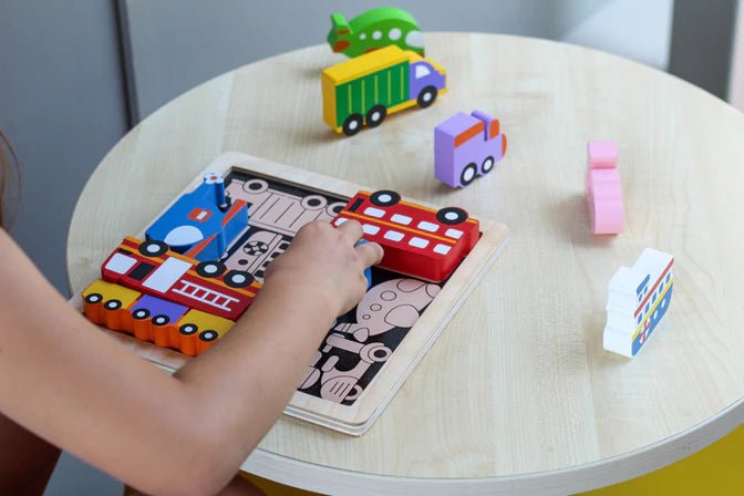 Vehicles Chunky Puzzle - Aster & Ruby