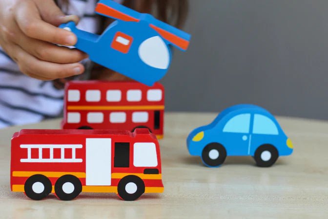 Vehicles Chunky Puzzle - Aster & Ruby