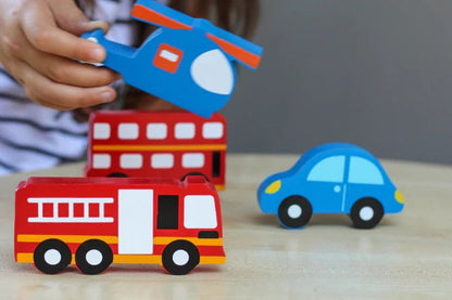 Vehicles Chunky Puzzle - Aster & Ruby