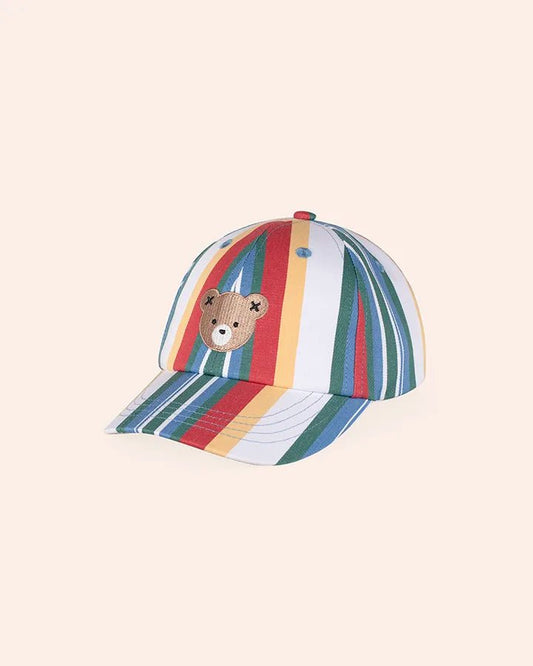 Vintage Stripe Huxbear Cap - Aster & Ruby