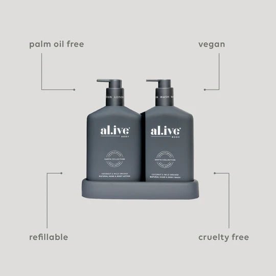 Wash & Lotion Duo Coconut & Wild Orange - Aster & Ruby