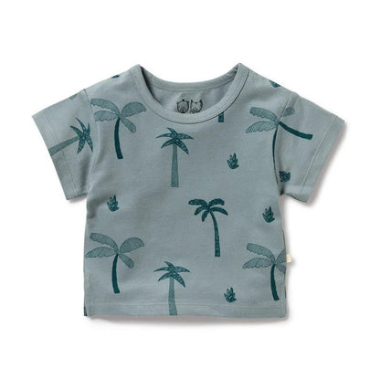 Wilson & Frenchy Organic Tee - Palm Days - Aster & Ruby