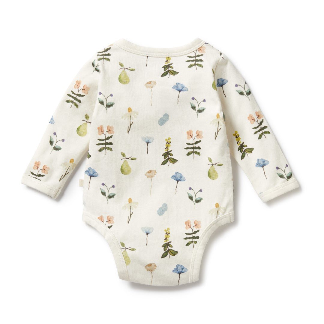 Wilson & Frenchy Petit Garden Organic Bodysuit - Aster & Ruby